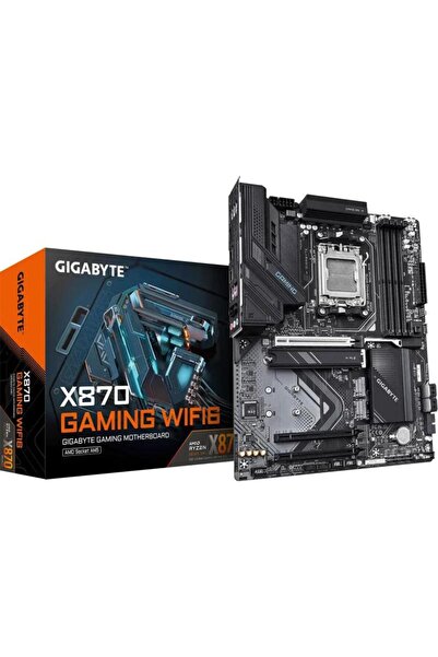 Gigabyte Placă de bază X870 Gaming WiFi6 AM5 ATX, DDR5, USB4, 3x M.2