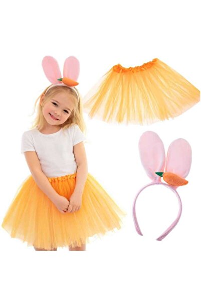 Bebeluc Στολή κουνελιού: Φούστα τούτου και κορδέλα κεφαλής