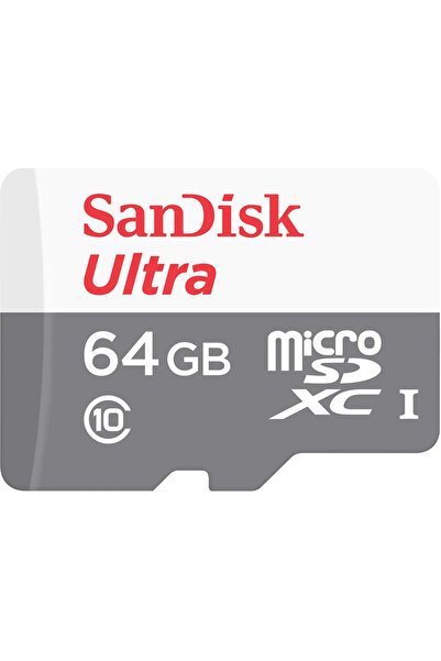 SanDisk Card de memorie Micro SD Ultra, 64GB, Class 10, UHS-I, 533x, 80 MB/s