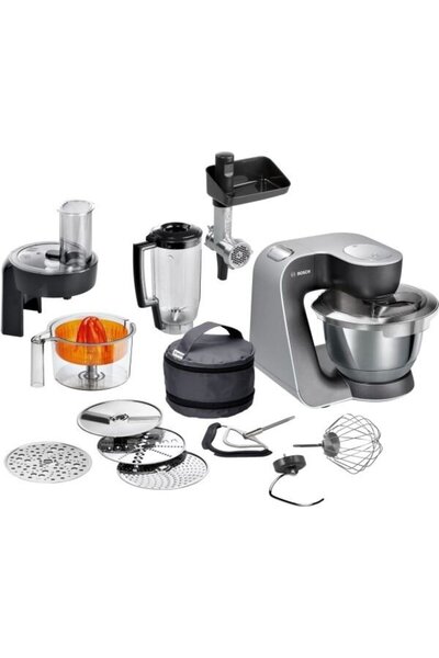 Bosch Robot de bucatarie MUM58M59, 1000W, 7 viteze, 3.9 L (Argintiu)