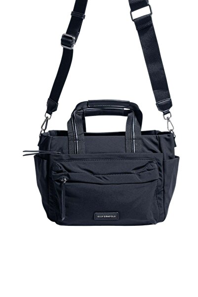 Silver Polo Sp1230 Women's Handbag Black