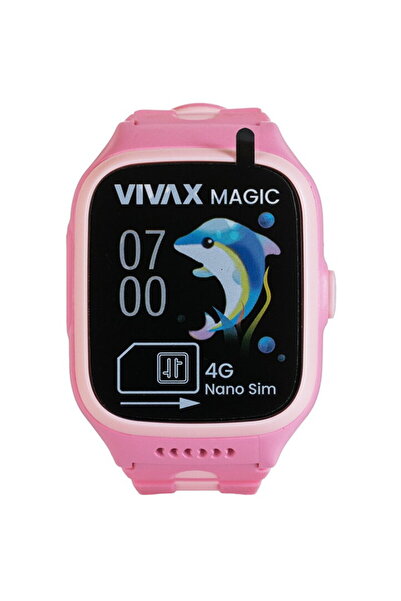 VIVAX SmartWatch KIDS 4G MAGIC, Bluetooth 5.1, Rezistenta la apa, Procesor AR...