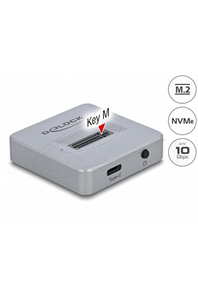 DELOCK M.2 Docking Station pentru M.2 NVMe PCIe SSD cu USB Type-Cв„ў mama