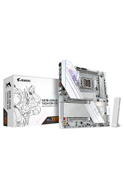 Gigabyte Placă de bază X870 AORUS TACHYON ICE AM5 ATX, DDR5, USB4