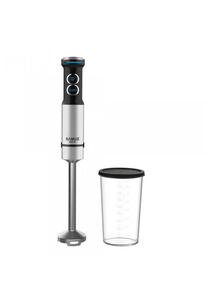 Samus Blender SB1200S, 1200 W, Turatie reglabila, Functie Pulse, Picior inox,...
