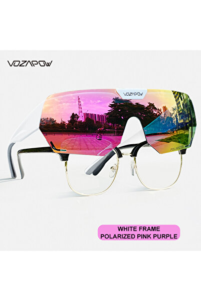 Choice6 Polarized Pink Purple Vozapow Polarized Cycling Glasses UV400 Protect...