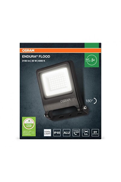 Osram Endura Flood Proiector LED 30W 2700lm 4000K IP65 Gri
