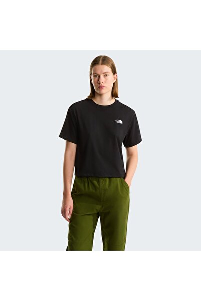 THE NORTH FACE تي شيرت نسائي من Evolution Simple Dome Crop Rlx Ss