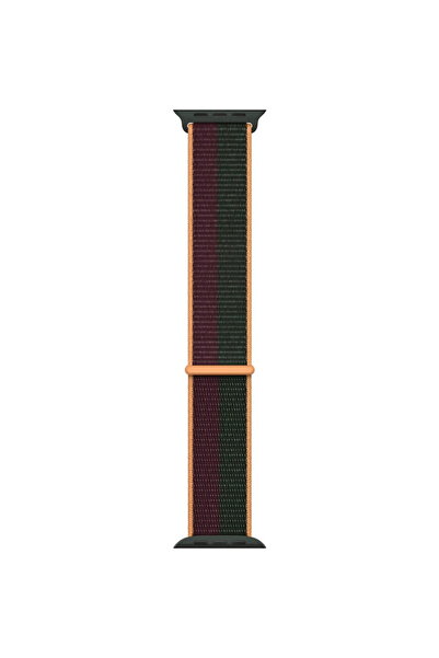 Apple Ceas Curea Sport Loop, 41 mm, cireș închis/verde pădure