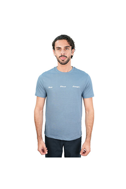 Giordano Men’s Slim Cotton Crew Neck WWS Print Tee