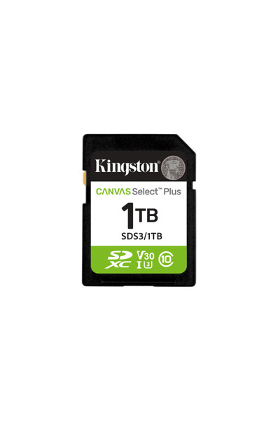 Kingston 1TB SDXC Canvas Select Plus Gen3 150 MB/s