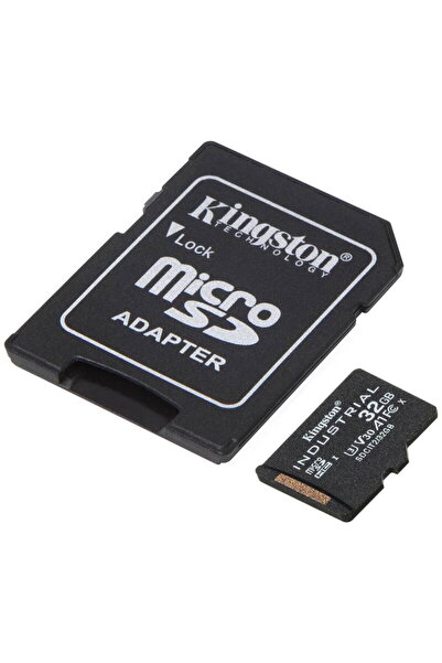 Kingston Card de memorie MicroSDHC Industrial Clasa 10 UHS-I 32GB + Adaptor