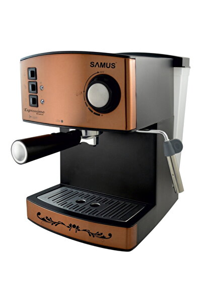 Samus Μηχανή Εσπρέσο Espressimo 15 Bar Συσκευή Αφροποίησης 1.6L 850W Μπρονζέ