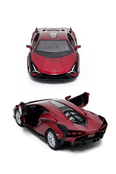 Kinsmart Lamborghini Sian FKP 37 Die Cast Metal Doors Openable Pull Back Acti...