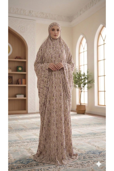 Maison Emarat لباس الصلاة / نمازي / ليب صلاح مع الخمار المتكامل