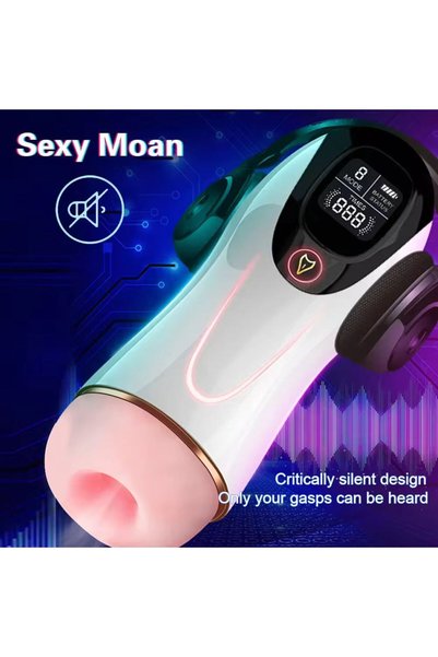 Erotic Desire Shop Masturbator electric cu funcție de aspirare și penetrare