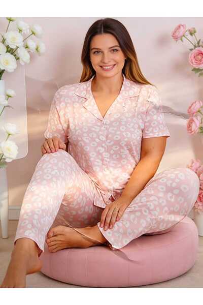 NiCe İç Giyim ΜΕΓΑΛΟ ΜΕΓΕΘΟΣ Πουδρένιο ροζ χρώμα με λουλουδάτο σχέδιο Πουκάμι...