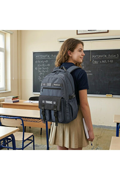 Relaxion Ergonomic Large Size Multi-Compartment High School University Daily ...