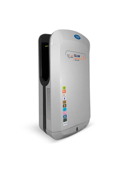 LİMPİO Uscator de Maini HDR91JET, Filtru HEPA, Putere 1650W, Argintiu