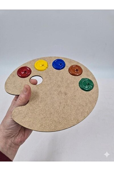 Mu Art Ahşap 10 Ξύλινες Παλέτες Ζωγραφικής Μικρού Μεγέθους 20 εκ. αρ.1