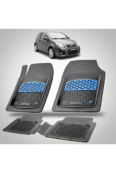 TEAMCAR Πατάκια Μοκέτας Citroen C2 Hatchback 3 Πόρτες Συμβατά με Facelift 200...