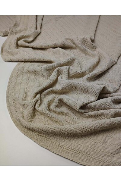 Kumaş Parça Beige Jersey Fabric 150X240Cm