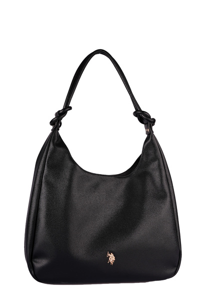 U.S. Polo Assn. Τσάντα χόμπο, μαύρη, με λογότυπο, για γυναίκες