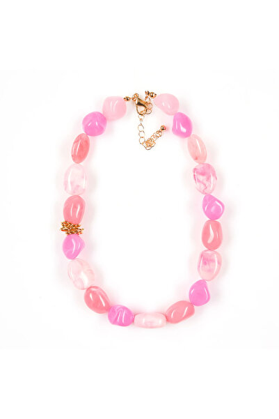 Meli Melo Paris Colier cu margele roz design elegant