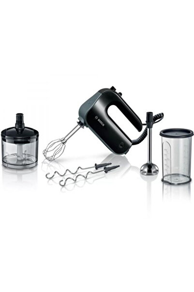 Bosch Mixer de mana MFQ4980B, 850 W, 5 trepte de putere + functie turbo, Chop...