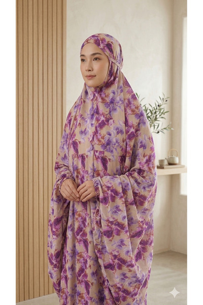 Maison Emarat لباس الصلاة / نمازي / ليب صلاح مع الخمار المتكامل