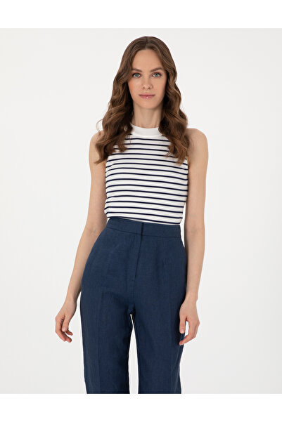 Pierre Cardin Ναυτικό μπλε Ex. Πλεκτή Μπλούζα Στενής Γραμμής 50305786-VR033