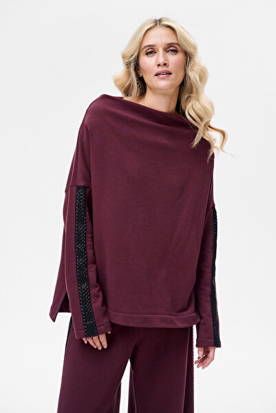 Blue Shadow Disa Aubergine Women's Sweatshirt 40/42
