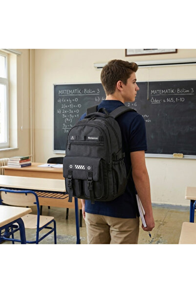 Relaxion Ergonomic Large Size Multi-Compartment High School University Daily ...