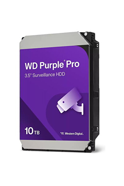 WESTERN DIGITAL Hard disk WD Purple, 10TB, 3.5 inch, SATA III, 512MB, 7200 RPM