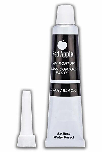 Artlantis Kontür Boyası 20 ml 1 Adet Red Aple Cam Vitray Boyası Kontur Boyası...