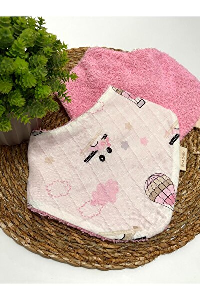 LUMİBABY BUTİK Çift katlı havlu müslin yakalık,mama önlüğü,fular