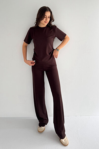 Noa&Noa Γυναικείο Βασικό Σετ Μπλούζα-Παντελόνι – Άνετη Γραμμή, Κομψός Συνδυασμός