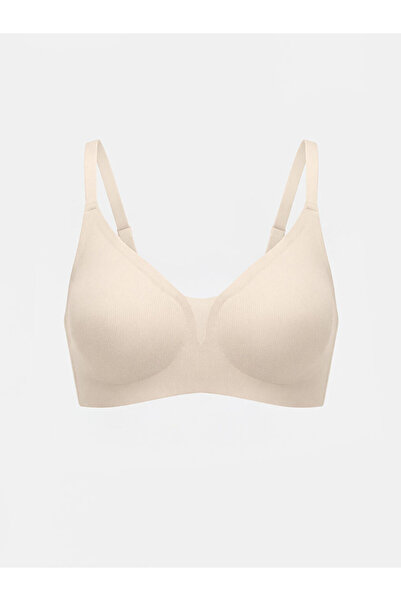 LC Waikiki Pink Honey Non-wired Wireless Triangle Bra from Güli̇s Gi̇yi̇m
