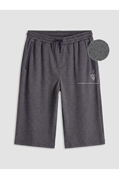 LC Waikiki Rmz Gi̇yi̇m Farkiyla Men's Shorts with Waist Cord