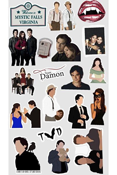 Limitless Design Romantic Vampire Sticker Set |   Character & Love Themed Sti...