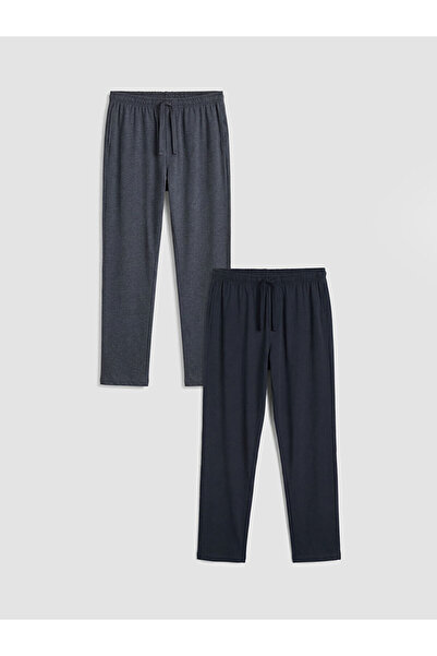 LC Waikiki Özmarka New Season Men's Pajama Bottoms with Elastic Waist, 2-Piec...