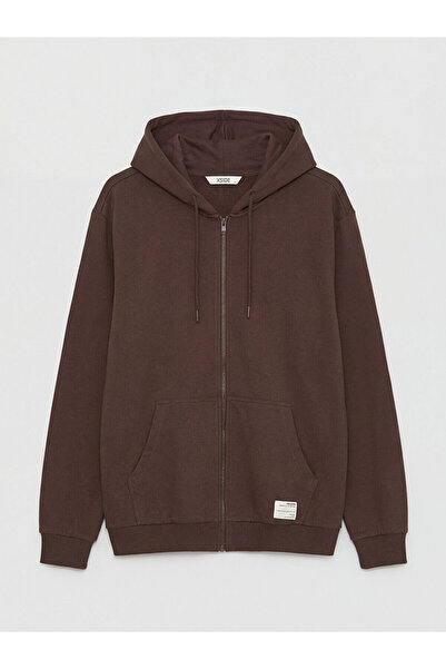 LC Waikiki Vizyon New Season Hooded Men's Zippered Sweatshirt
