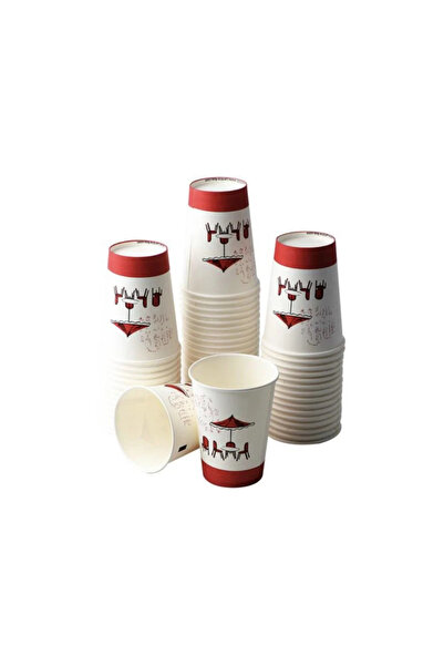 OFFER عبوتان من أكواب الشاي الورقية سعة 9 أونصات (100 كوب إجمالاً)