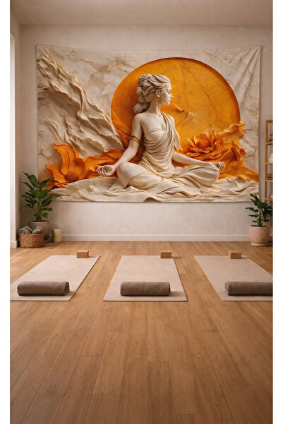 Vagonik Quality Fabric,3D Meditation Wall Tapestry Wall Cloth Wall Tapestry
