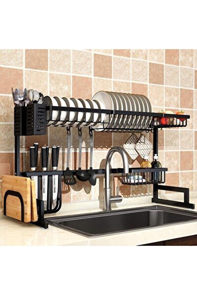 Generic Space-Saving Stainless Steel Over-Sink Dish Drying Rack – Heavy-Duty ...