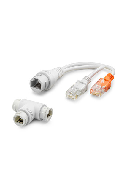 Skygo فاصل Poe - فاصل بيانات وطاقة من النوع T مقاوم للماء Rj45 ND2451