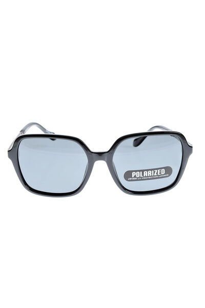 Meli Melo Paris Ochelari de soare polarizati cu rama neagra si design geometric