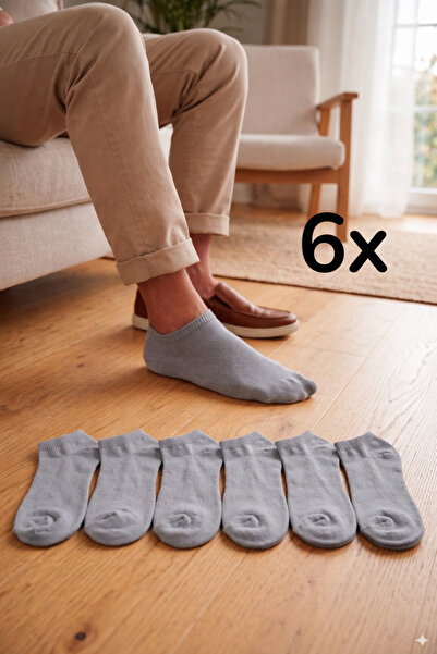 Bilal Çınar Tekstil جوارب رياضية قطنية ممشطة للرجال، جوارب بطول الكاحل بدون خ...