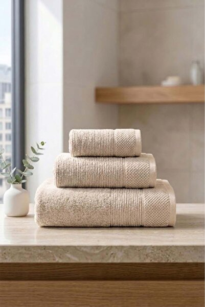 United Colors of Benetton Be-0829-Bg 100% bumbac bej 70X140 cm prosop de baie