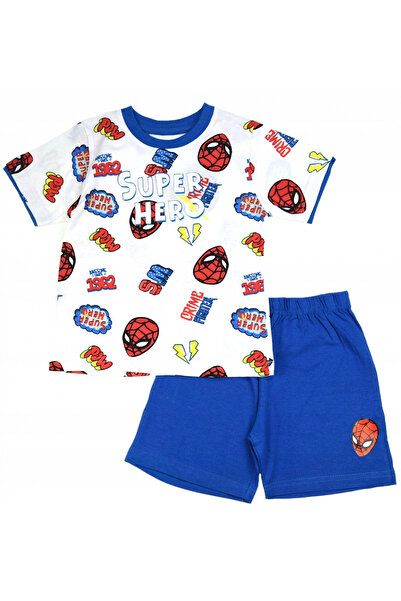 SPIDERMAN Καλοκαιρινές πυτζάμες με κοντά μανίκια, βαμβακερές, Σούπερ Ήρωας